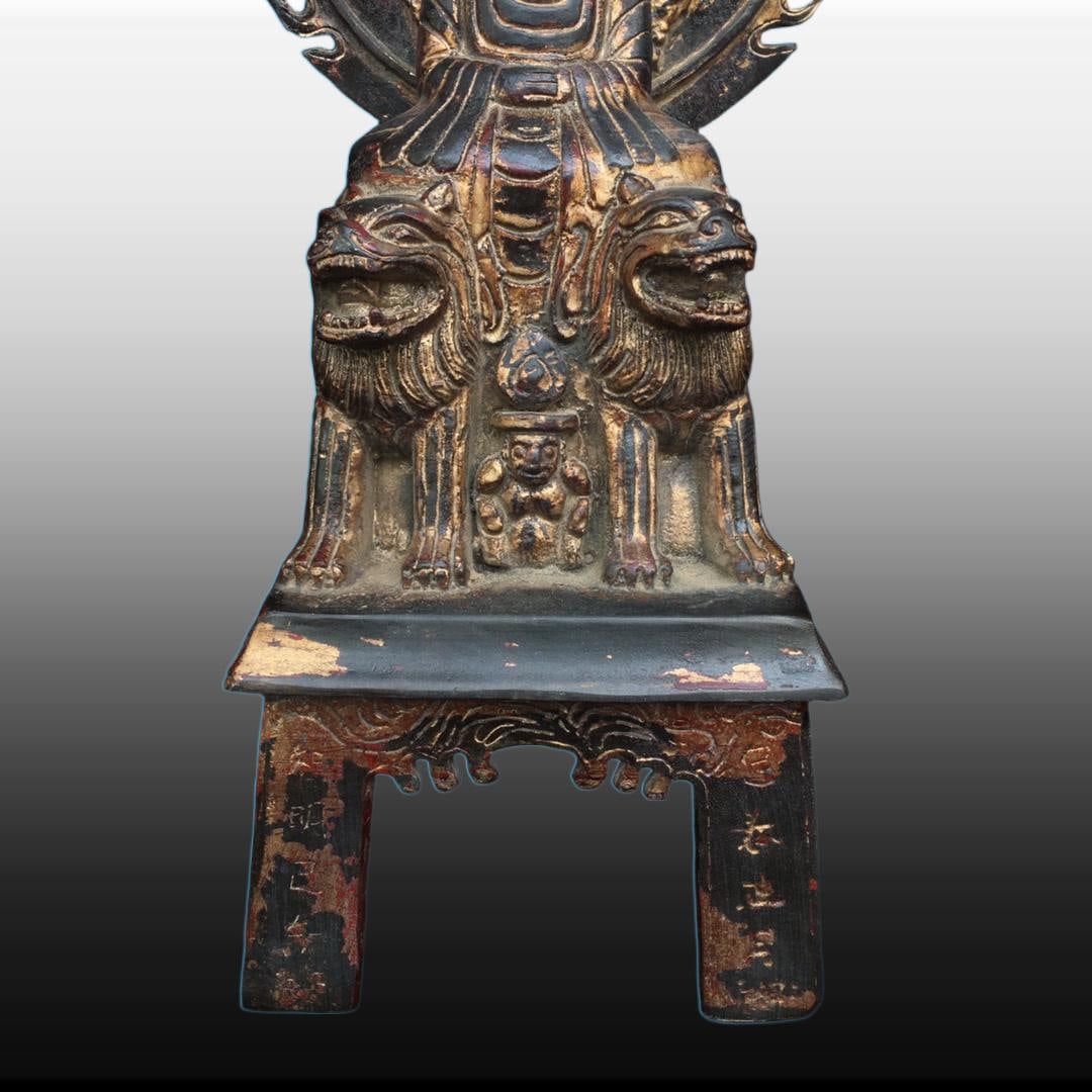 A Exquisite Bronze Buddha Statue Ornament - 3