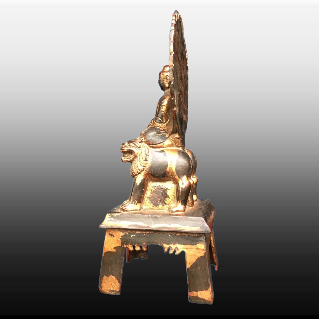 A Exquisite Bronze Buddha Statue Ornament - 8