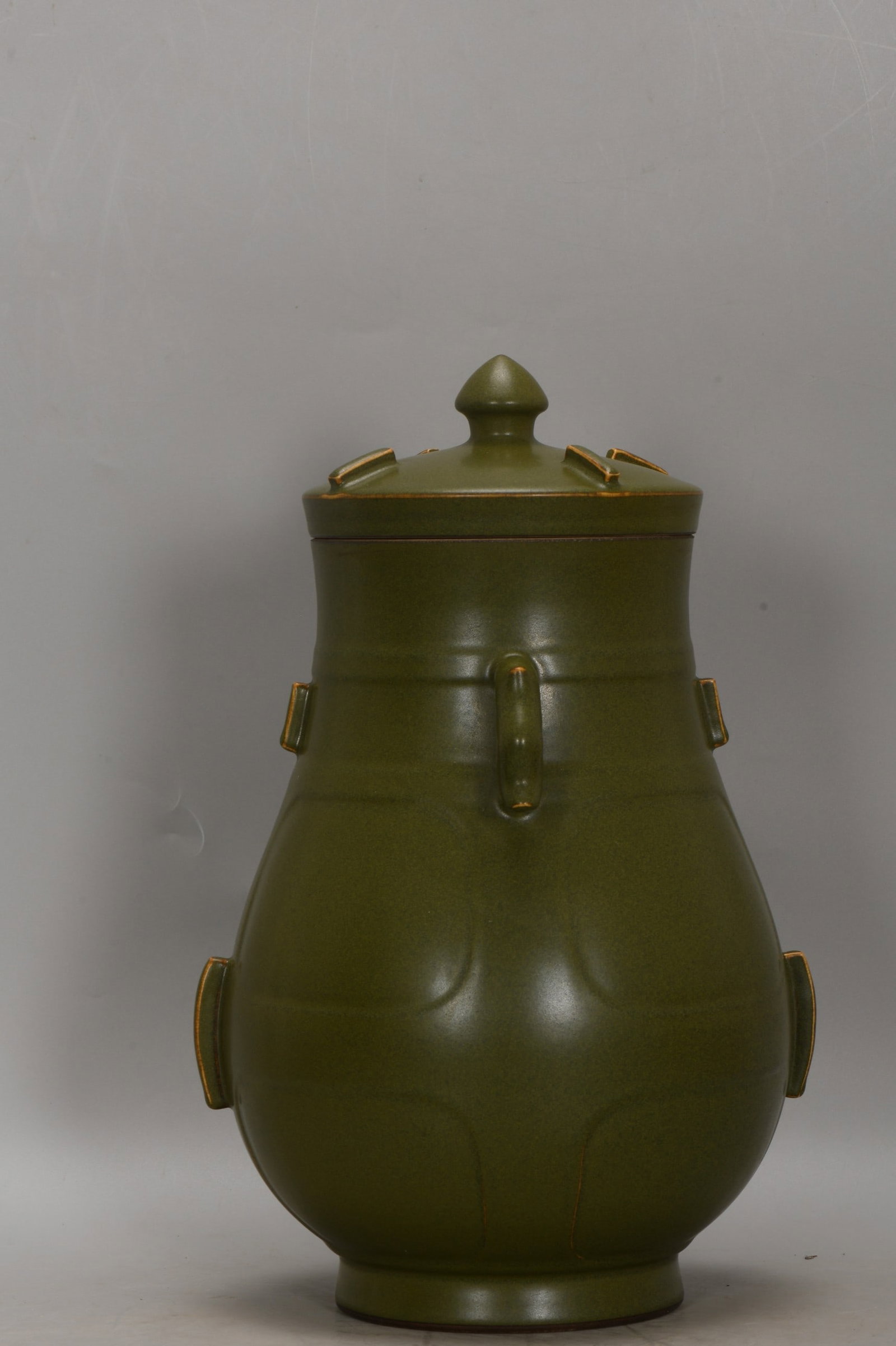 A Exquisite Teadust Glazed Double-Ears Jar - 2