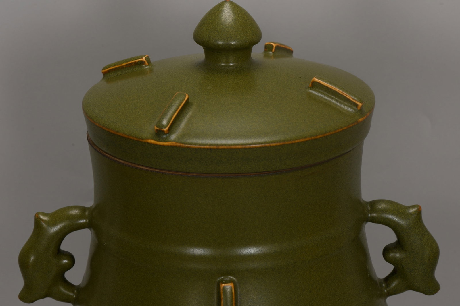 A Exquisite Teadust Glazed Double-Ears Jar - 5