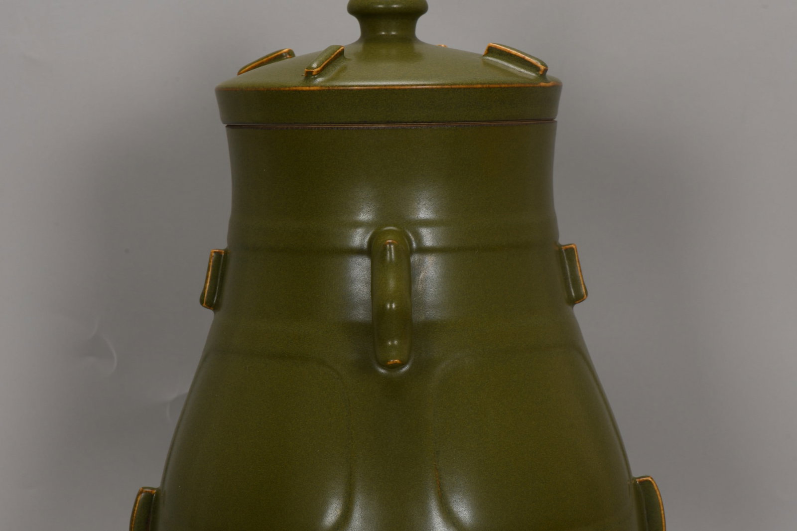 A Exquisite Teadust Glazed Double-Ears Jar - 8