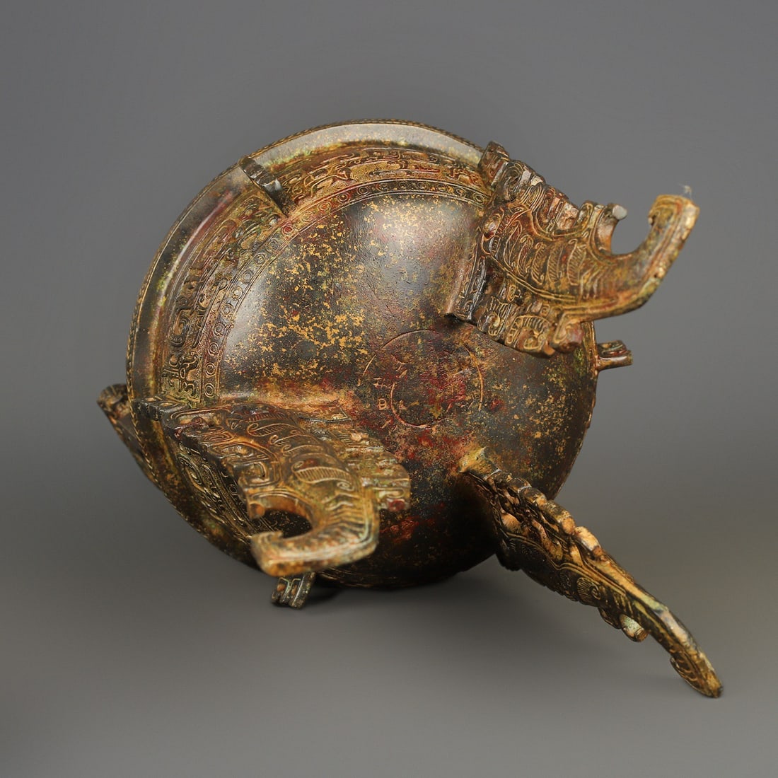 A Exquisite Bronze Tripod Censer - 10