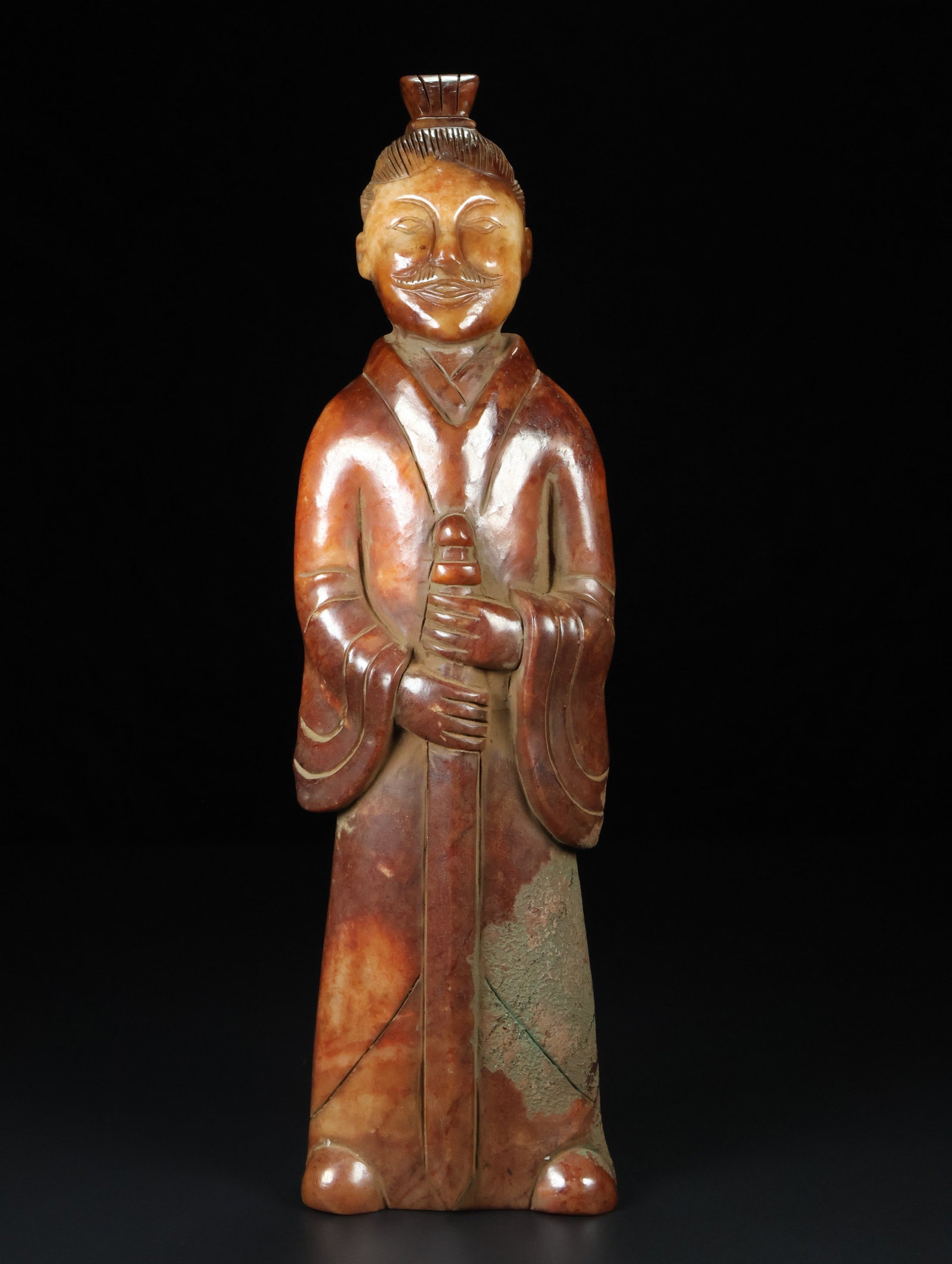 A Exquisite Hotan Jade Figures Ornament (1 of 6)