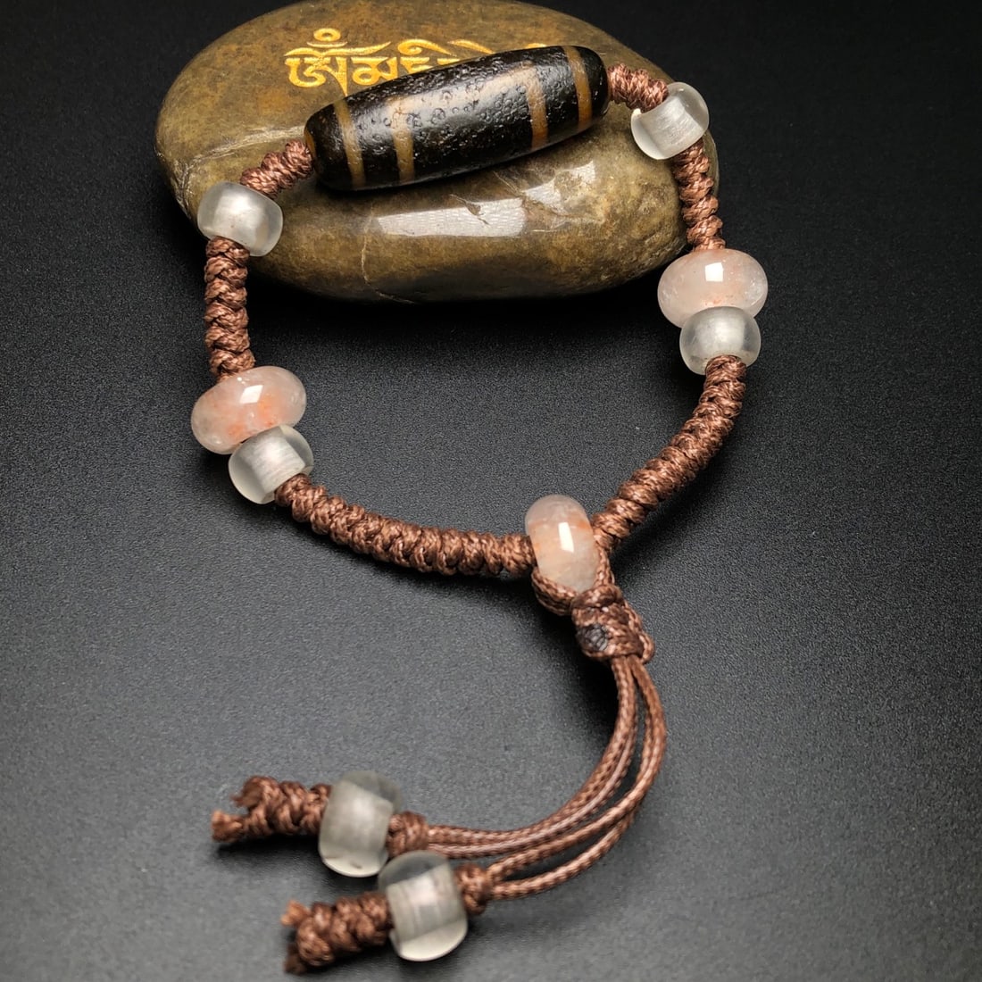 A Exquisite Dzi bead Crystal Beads Bracelets - 4