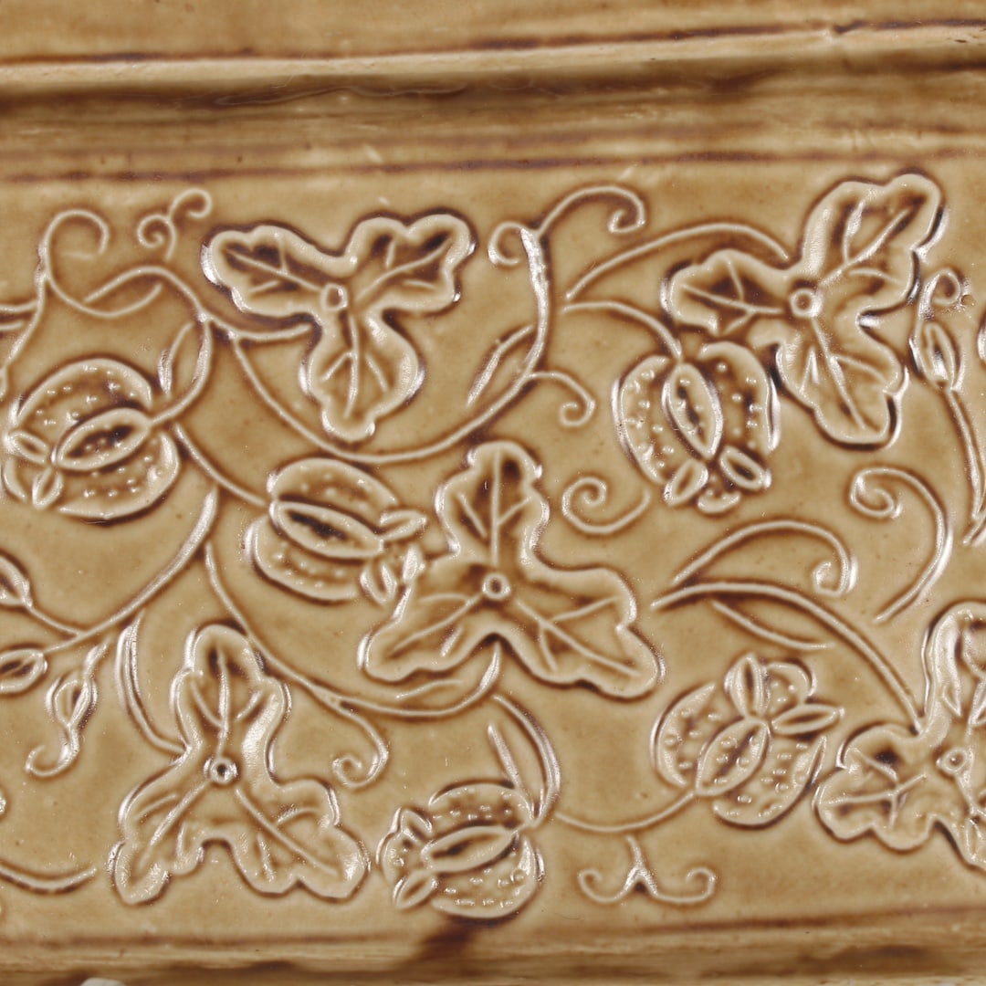 A Exquisite Ding Yao Brown Color Silver Mounted Mouth Pumpkin Pattern Plate, With An Imperial Poem - 3