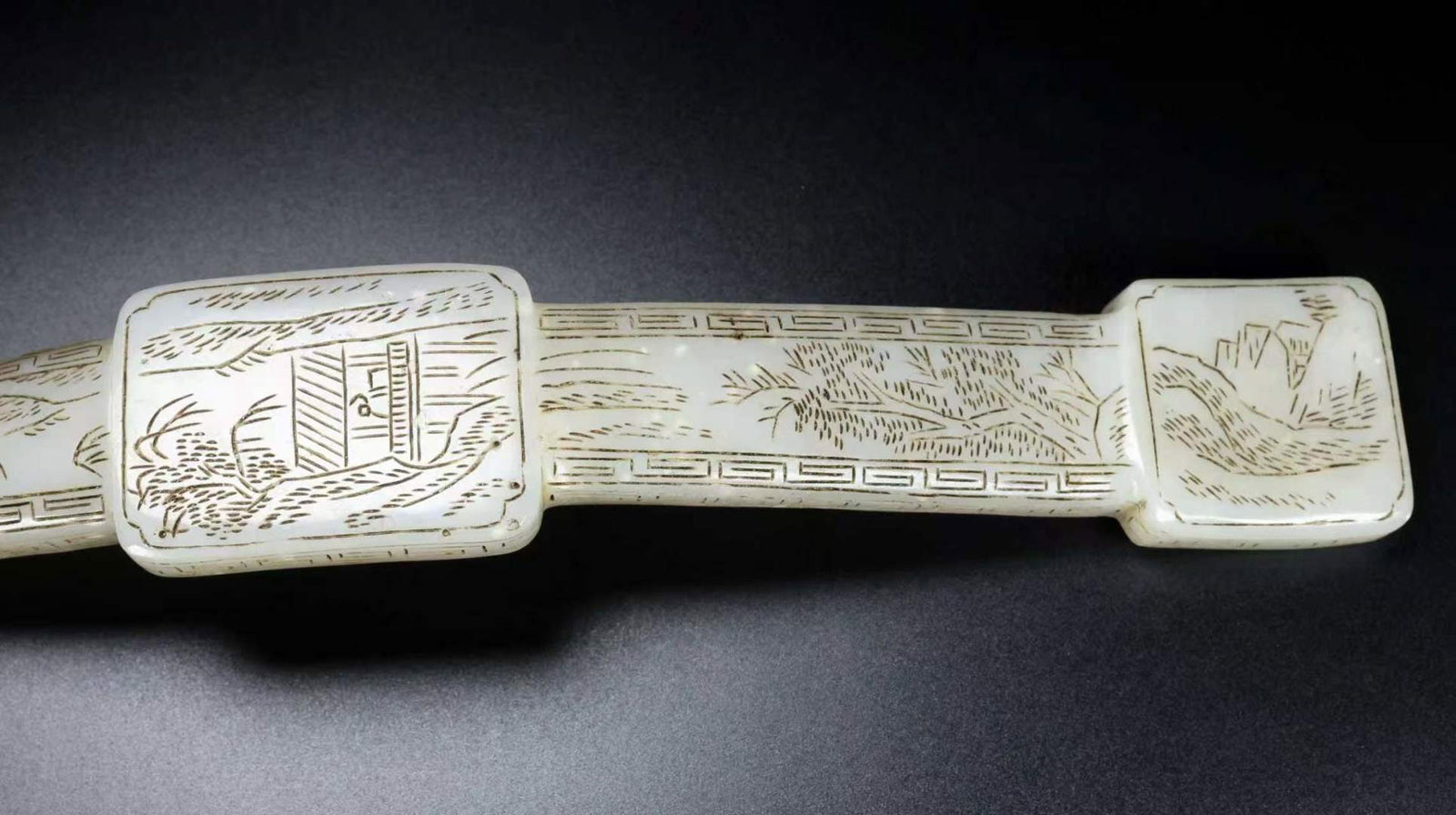 A Exquisite Hotan Jade Ruyi - 3