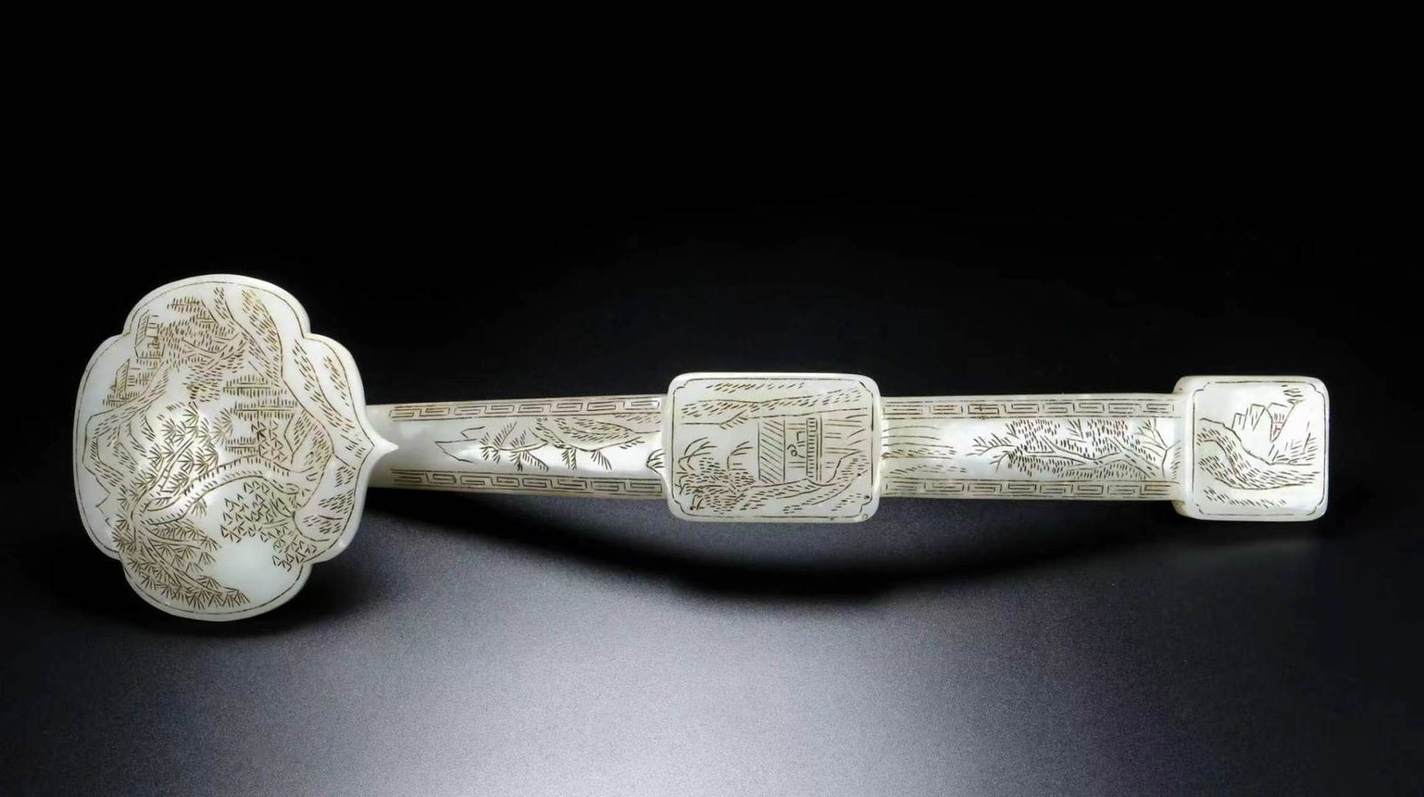 A Exquisite Hotan Jade Ruyi - 6