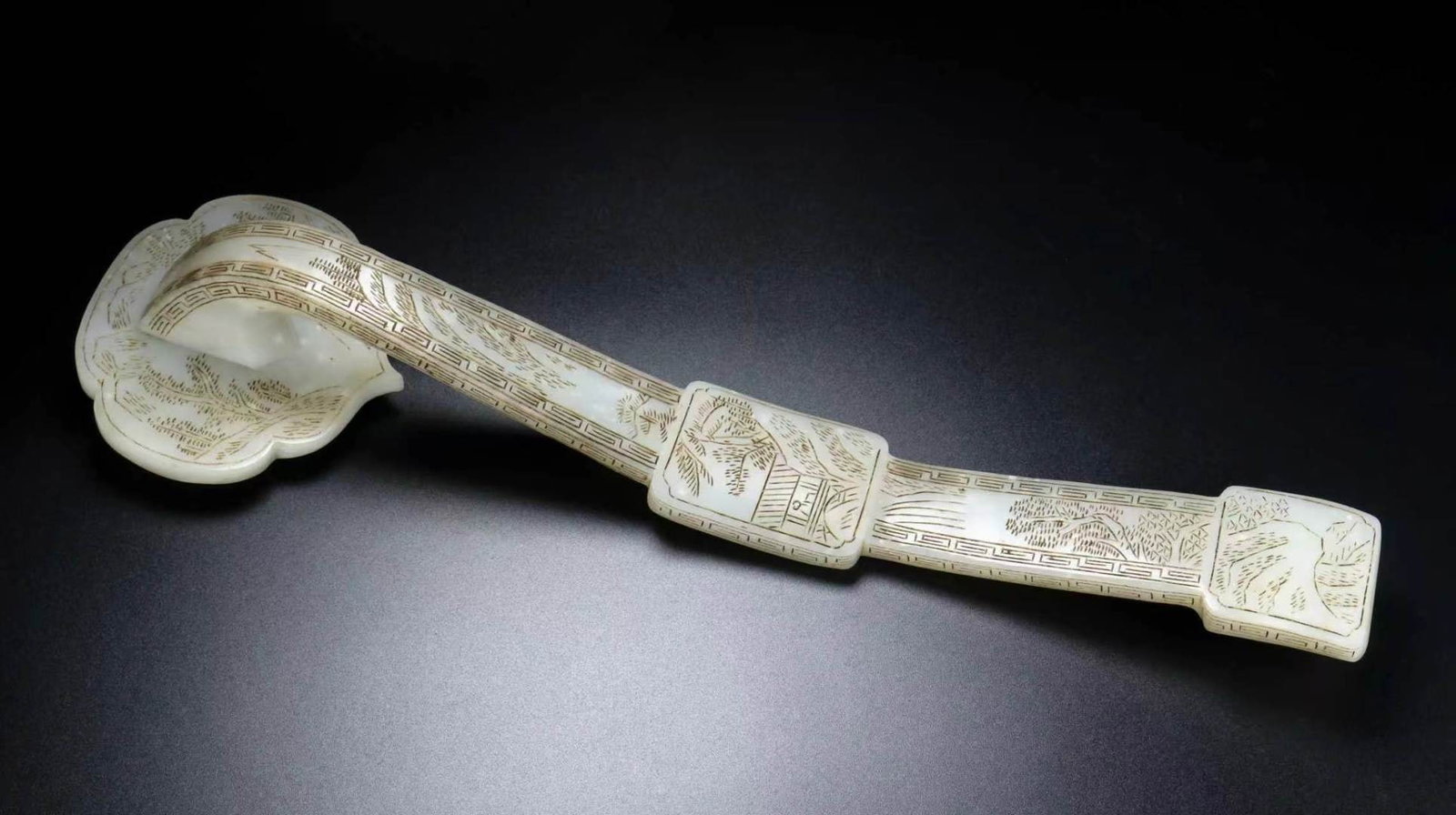 A Exquisite Hotan Jade Ruyi - 9