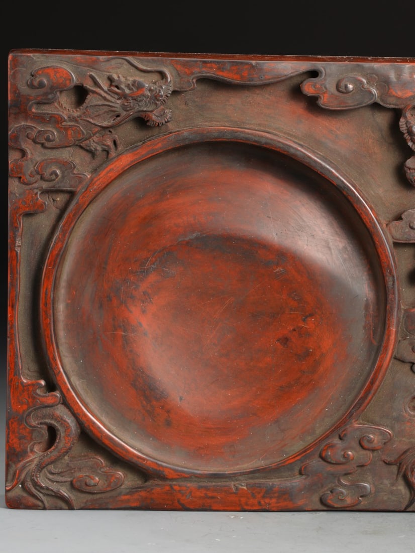 A Exquisite Dragon Pattern Inkstone - 4