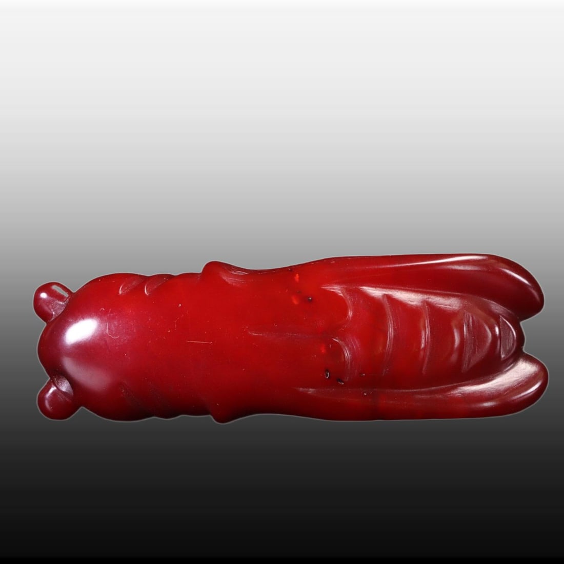 A Exquisite Gaogu Jade Cicada Handheld Carving - 2