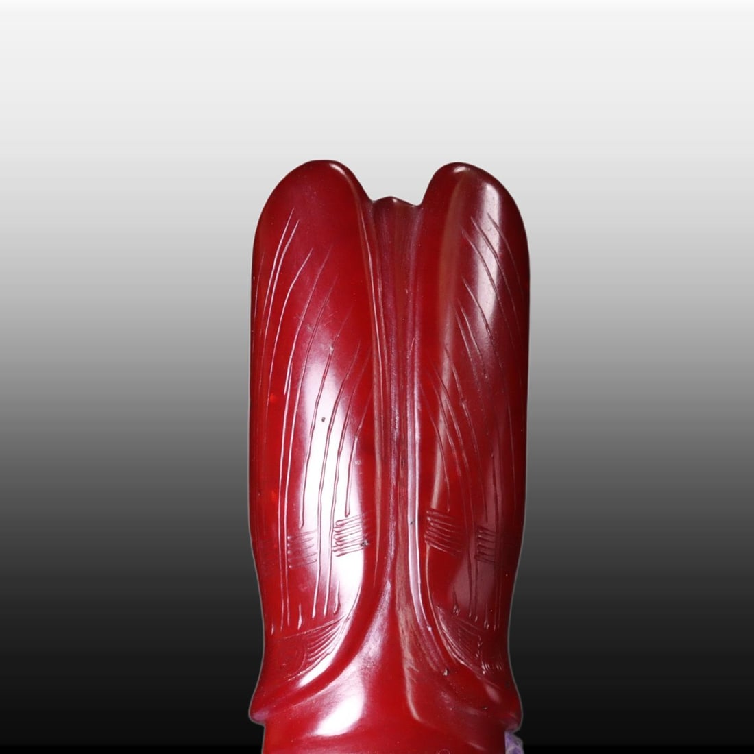 A Exquisite Gaogu Jade Cicada Handheld Carving - 4
