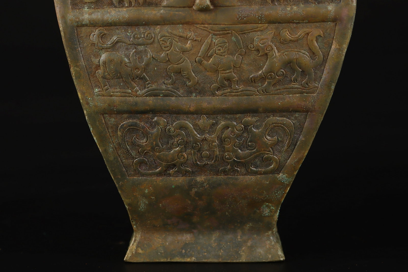 An Exquisite Silver Beast-Face Pattern Vase - 8