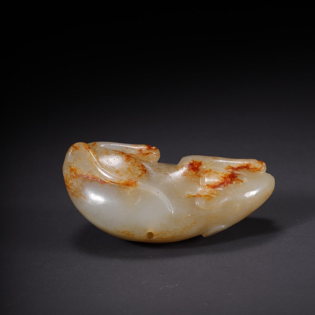 An Exquisite White Jade Mouse - 6