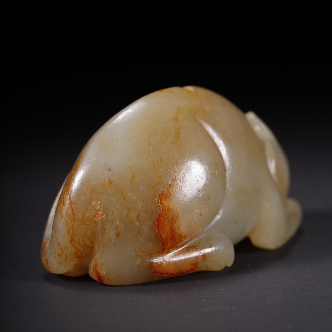 An Exquisite White Jade Mouse - 9