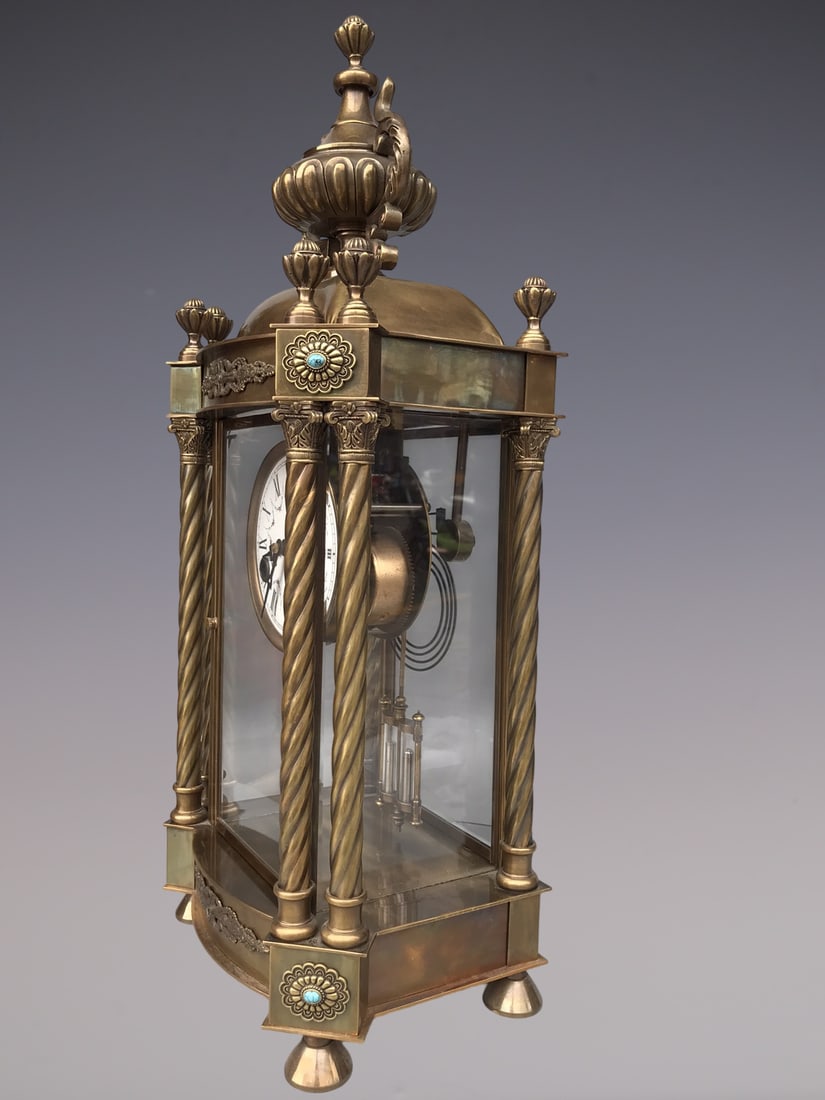 An Exquisite Bronze Clock - 6