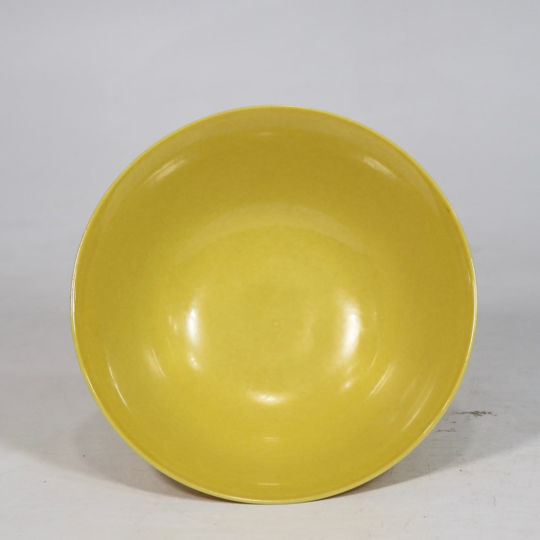 A Exquisite Fine Yellow Glazed Bowl - 2