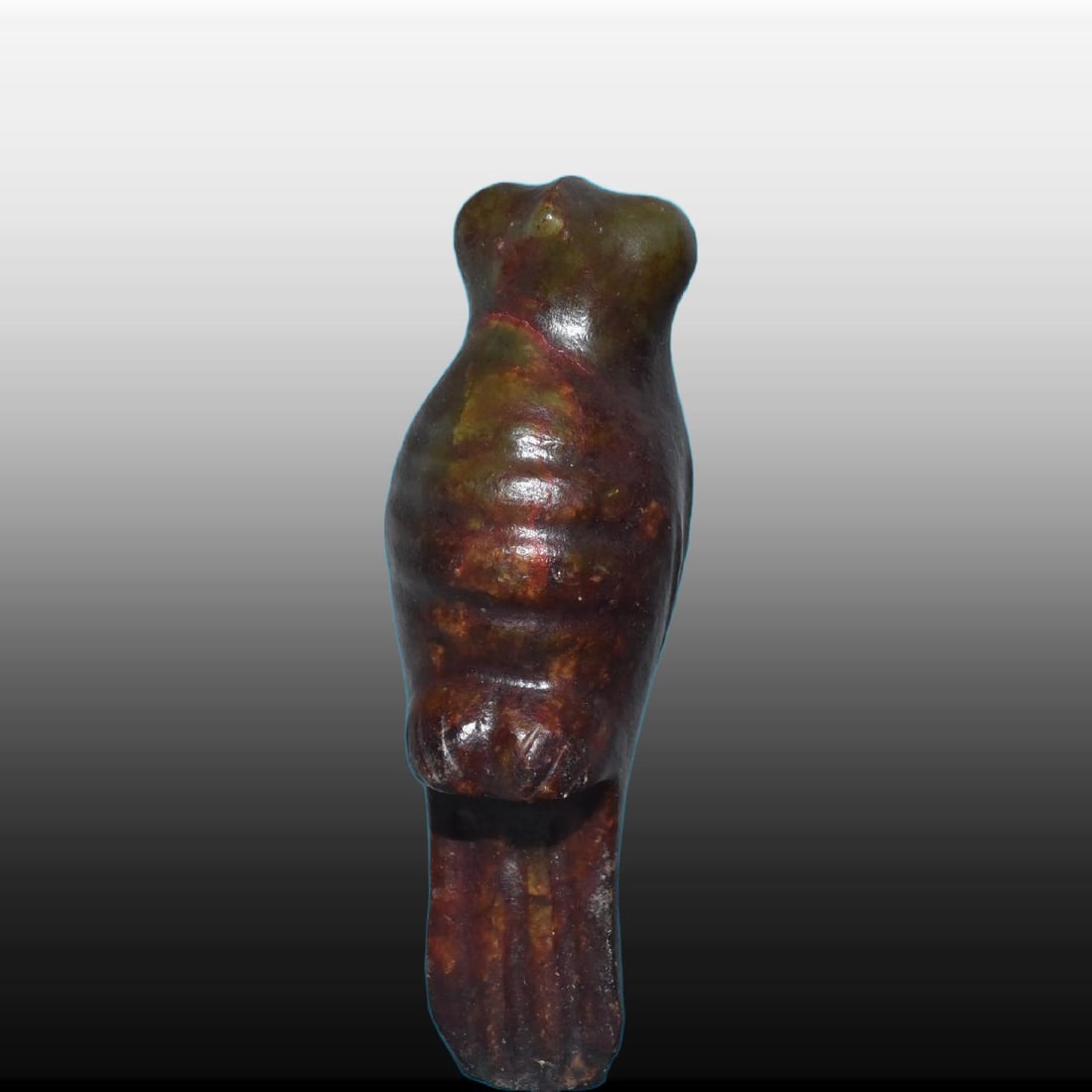 A Exquisite River Polished Jade Bird: A Exquisite River Polished Jade Bird,Ancient Time, China,Size:5.9inx2.6in,Weight:550g 河磨玉鸟,远古时期