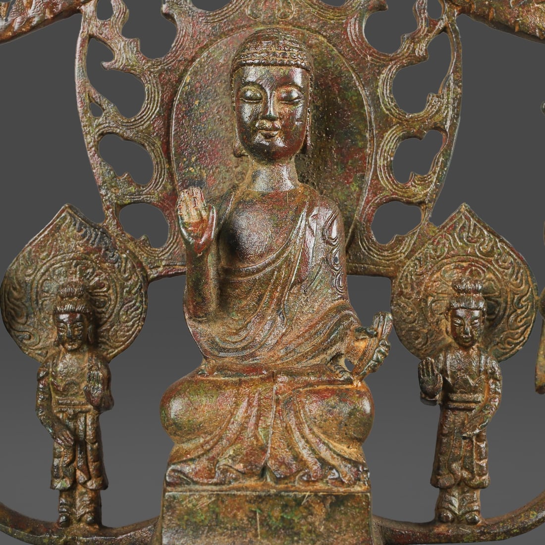 A Exquisite Bronze Buddha statue - 4