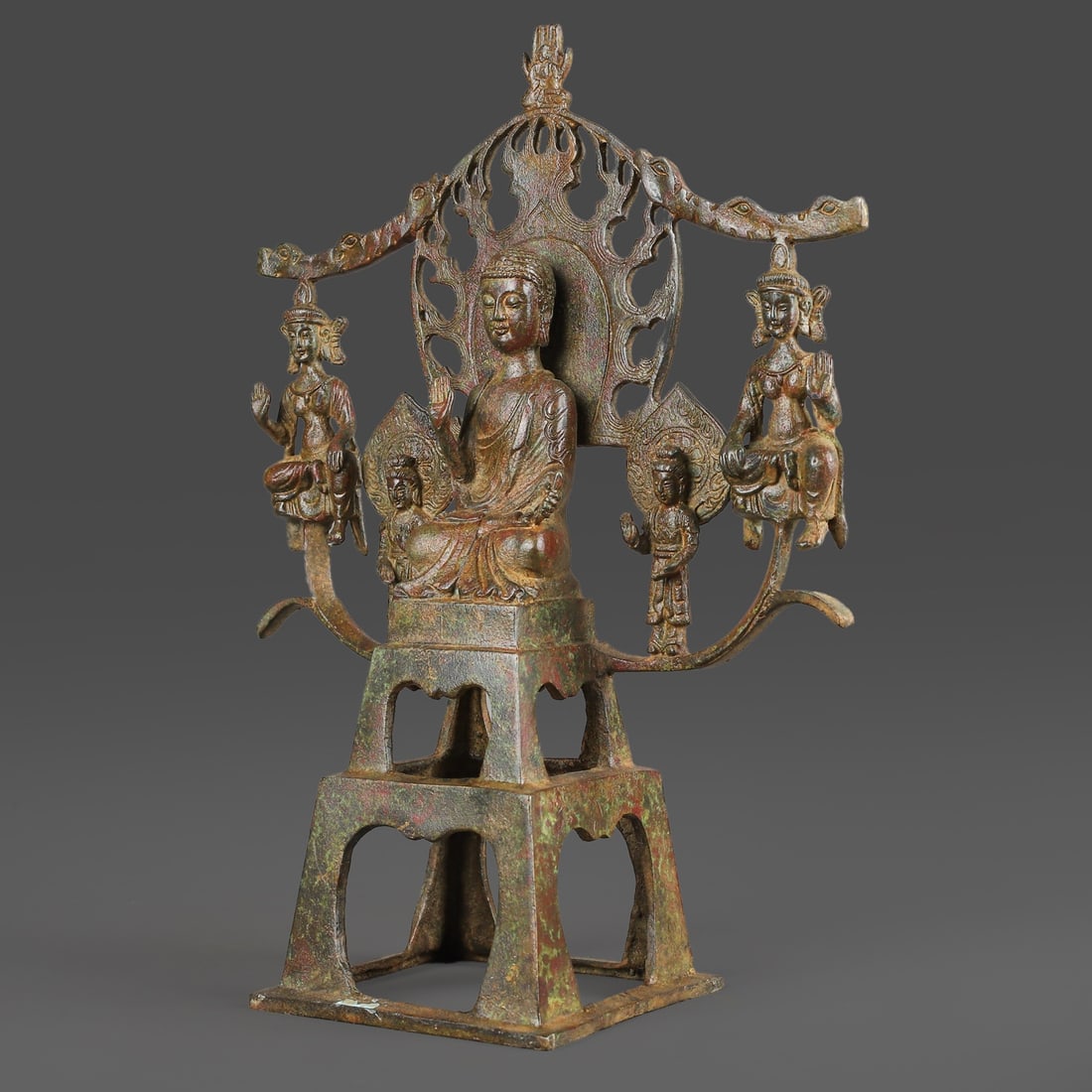 A Exquisite Bronze Buddha statue - 6