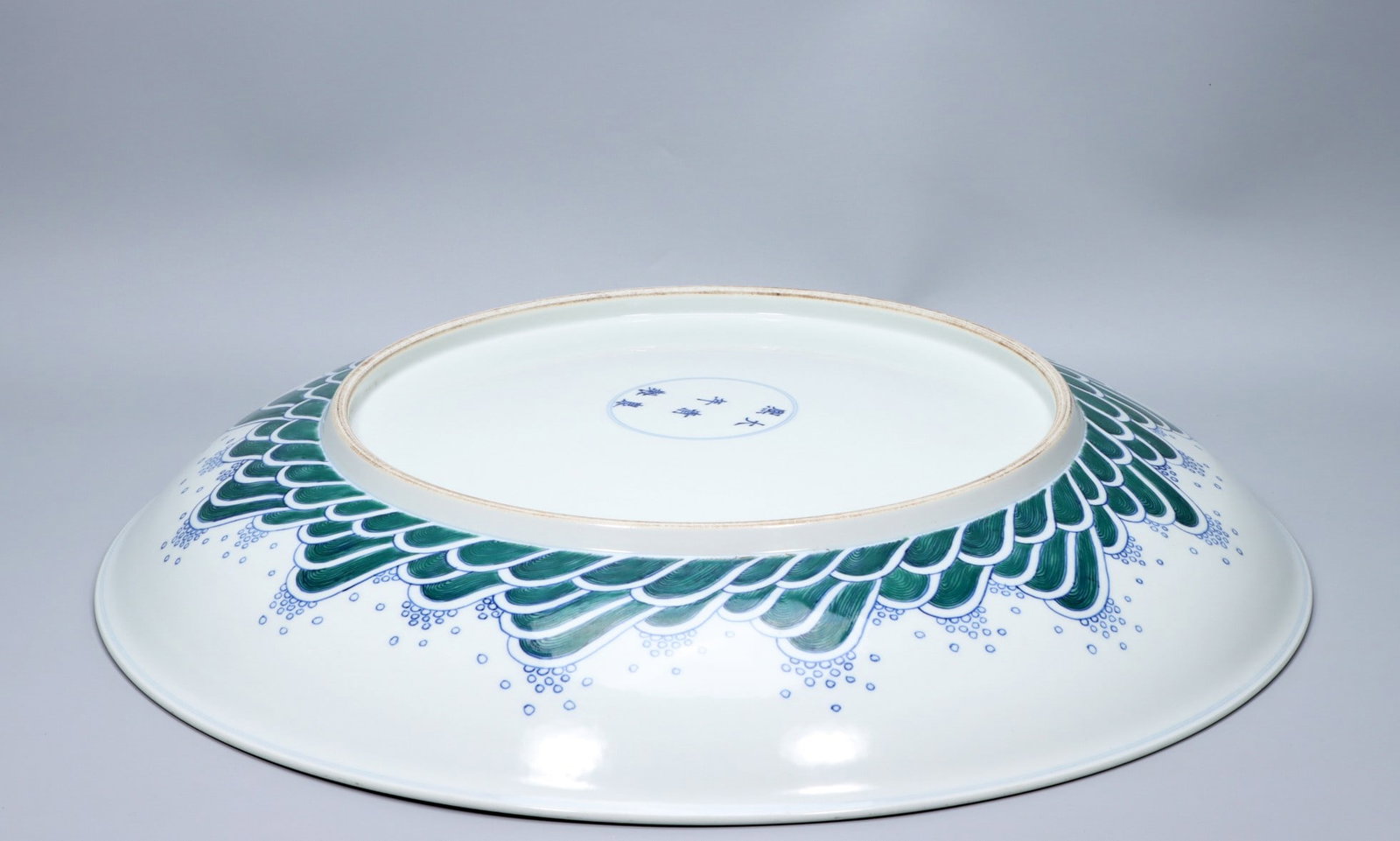 A Exquisite Doucai Dragon Pattern Plate - 8
