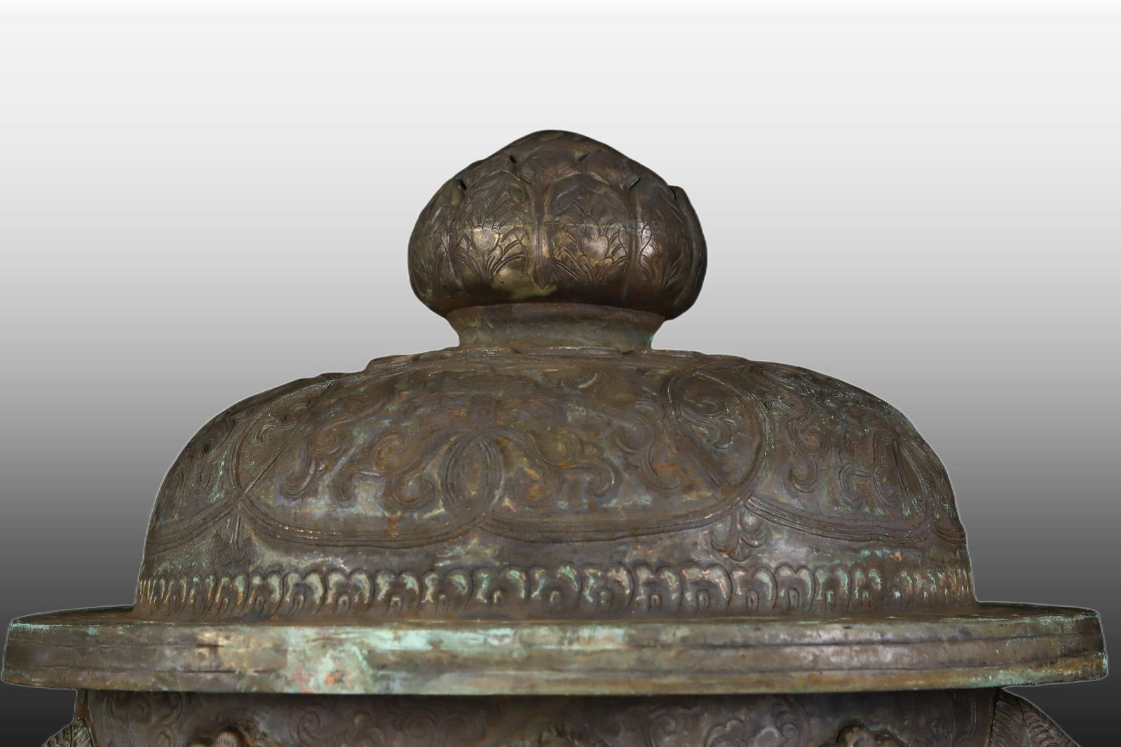 A Exquisite Black Silver Five-legs Censer - 4