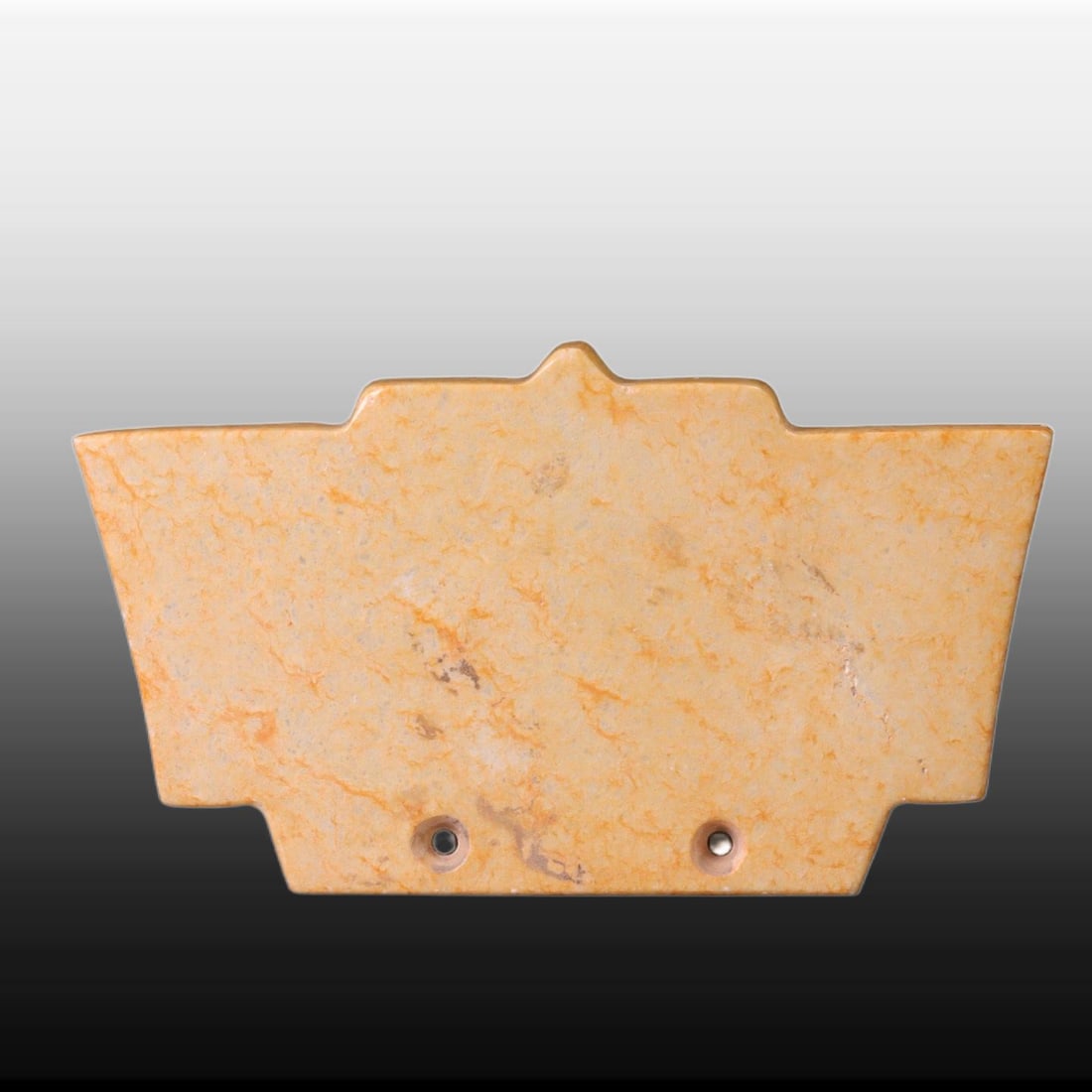 A Exquisite Gaogu Jade Beast-Face Pattern Ornament - 2