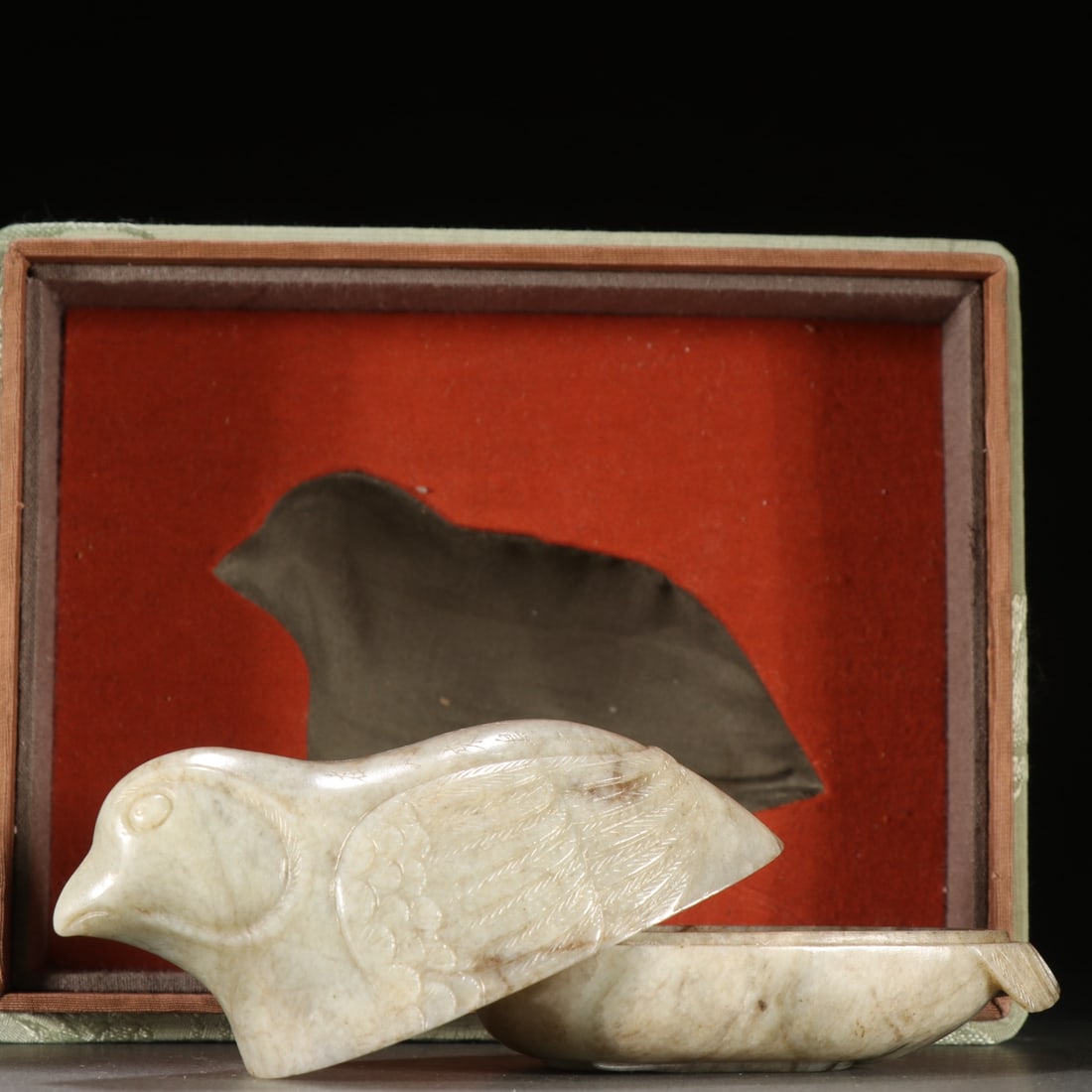 A Exquisite Hotan Bird Box - 3