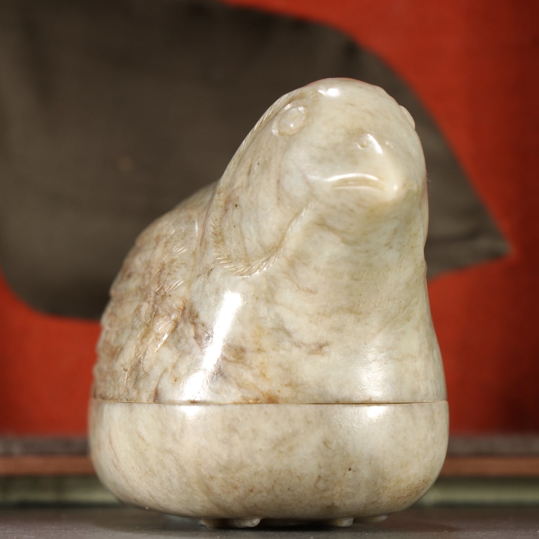 A Exquisite Hotan Bird Box - 7