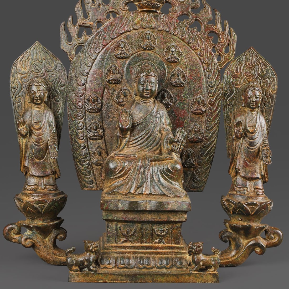 A Exquisite Bronze Buddha statue - 4