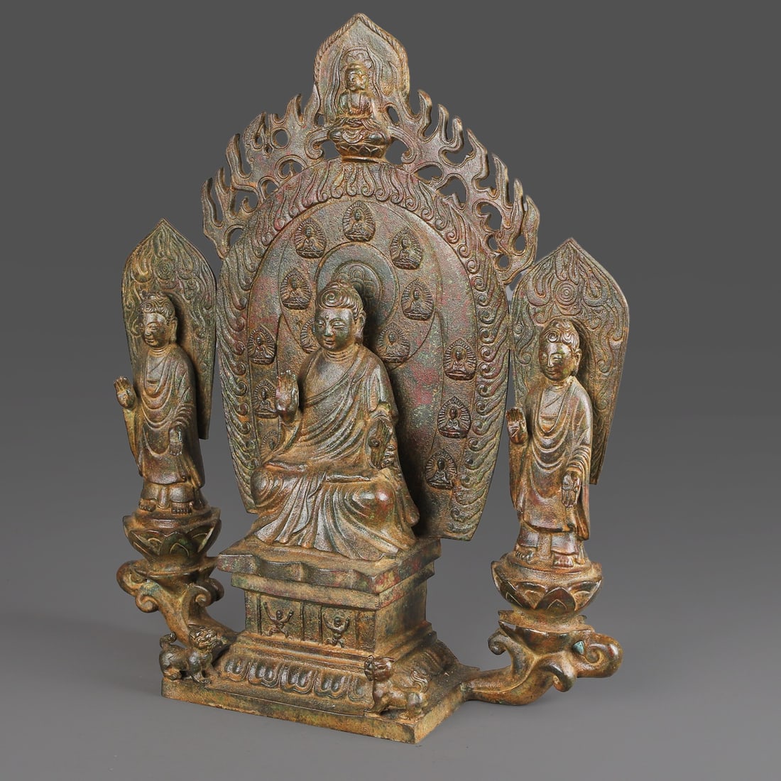 A Exquisite Bronze Buddha statue - 5