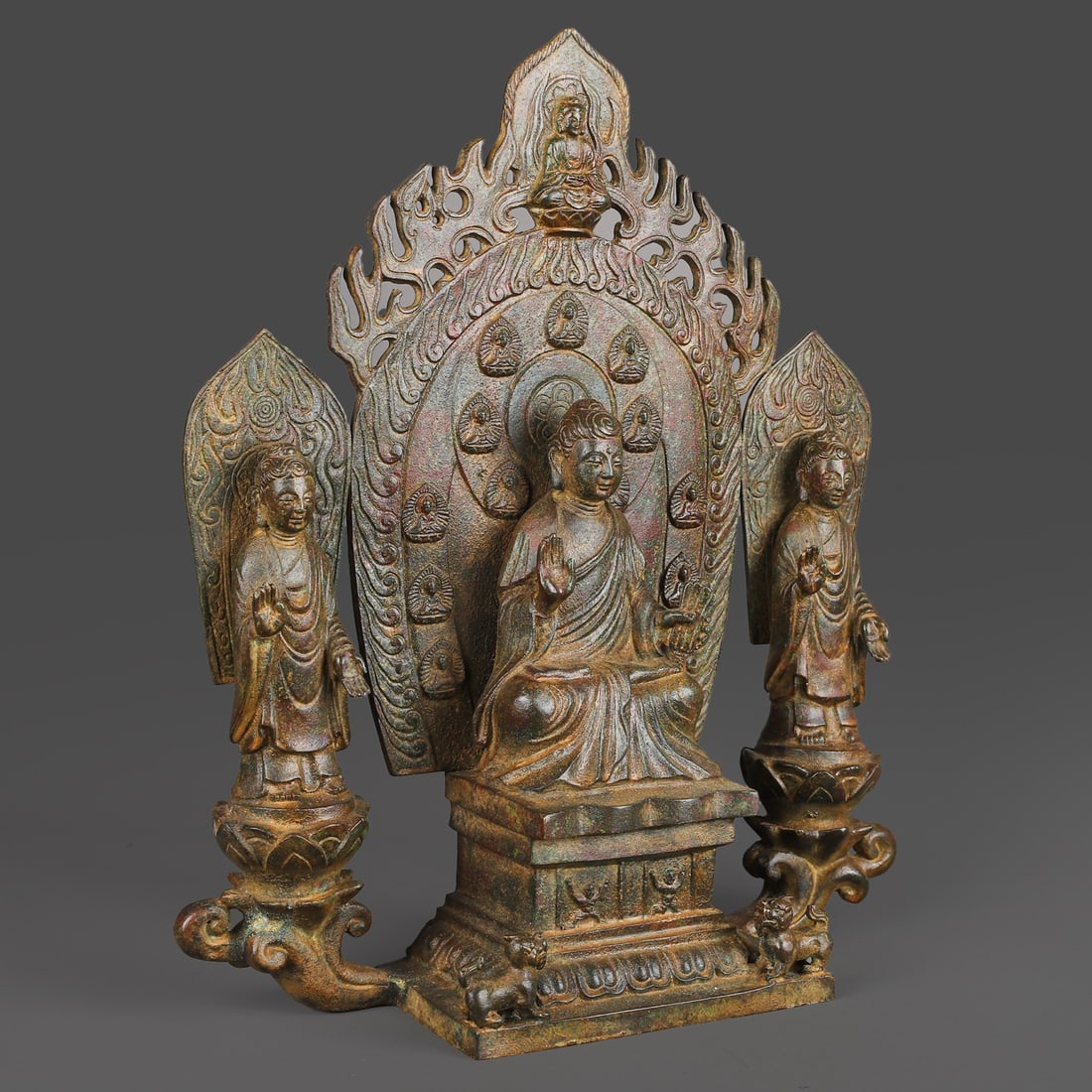 A Exquisite Bronze Buddha statue - 7