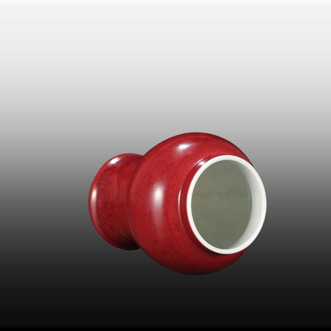 A Exquisite Ruby Red-Glazed Jar - 6