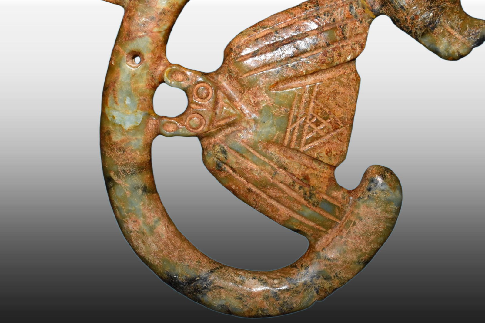 A Exquisite River Polished Jade Dragon - 3
