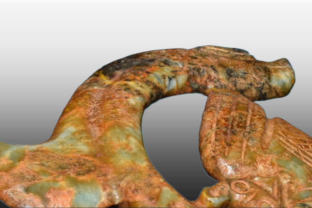 A Exquisite River Polished Jade Dragon - 6