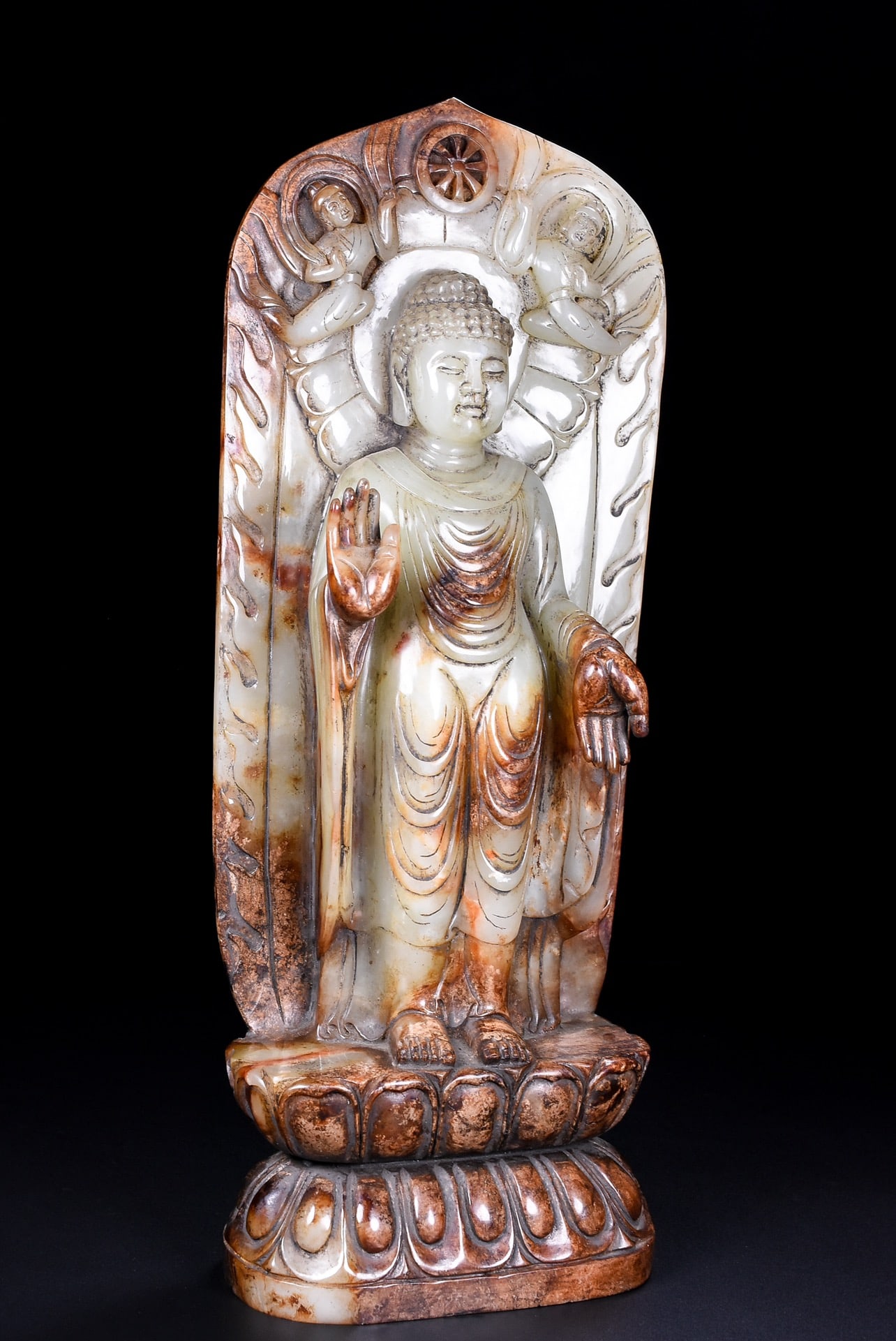 A Exquisite Hotan Jade Buddha statue - 2