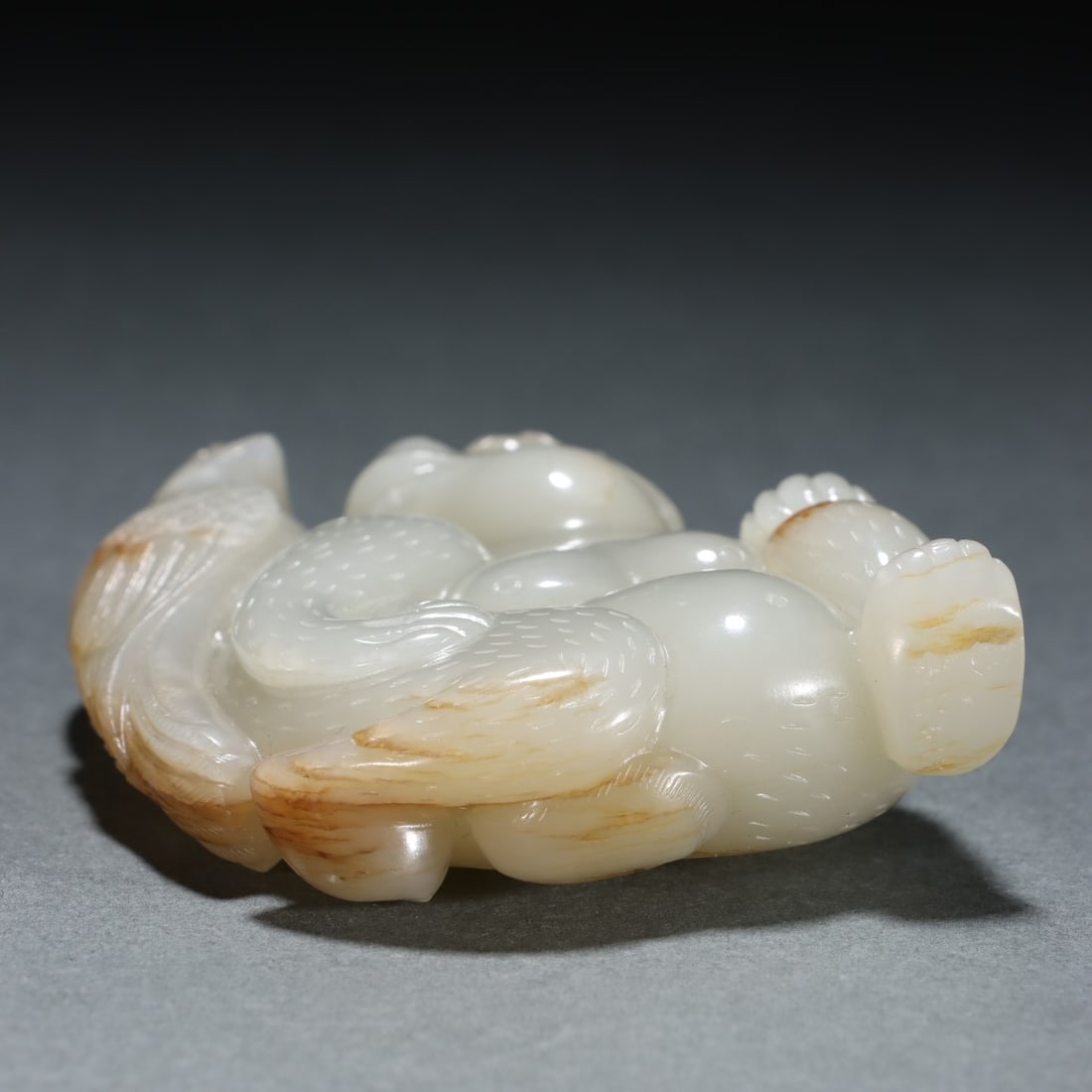 A Exquisite Hotan Jade Bear Ornament - 9