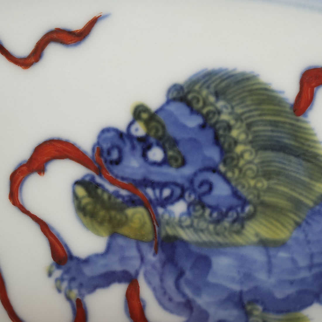 A Exquisite Doucai Lion Pattern Bowl - 4