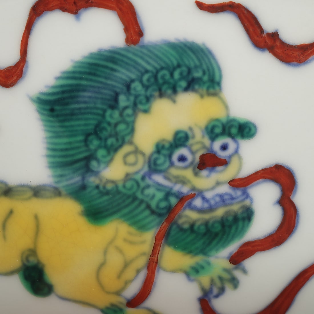 A Exquisite Doucai Lion Pattern Bowl - 6