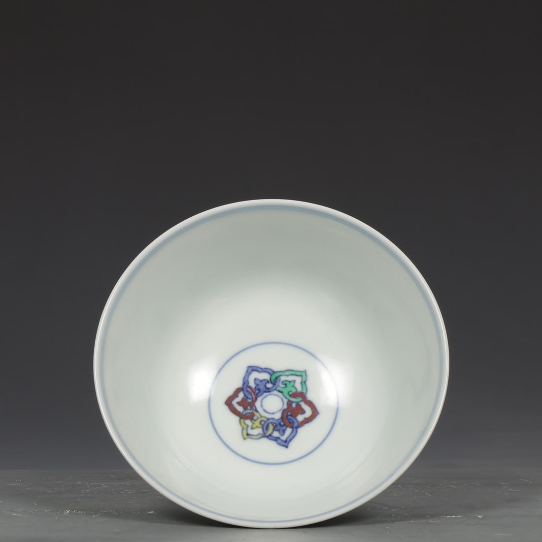 A Exquisite Doucai Lion Pattern Bowl - 8