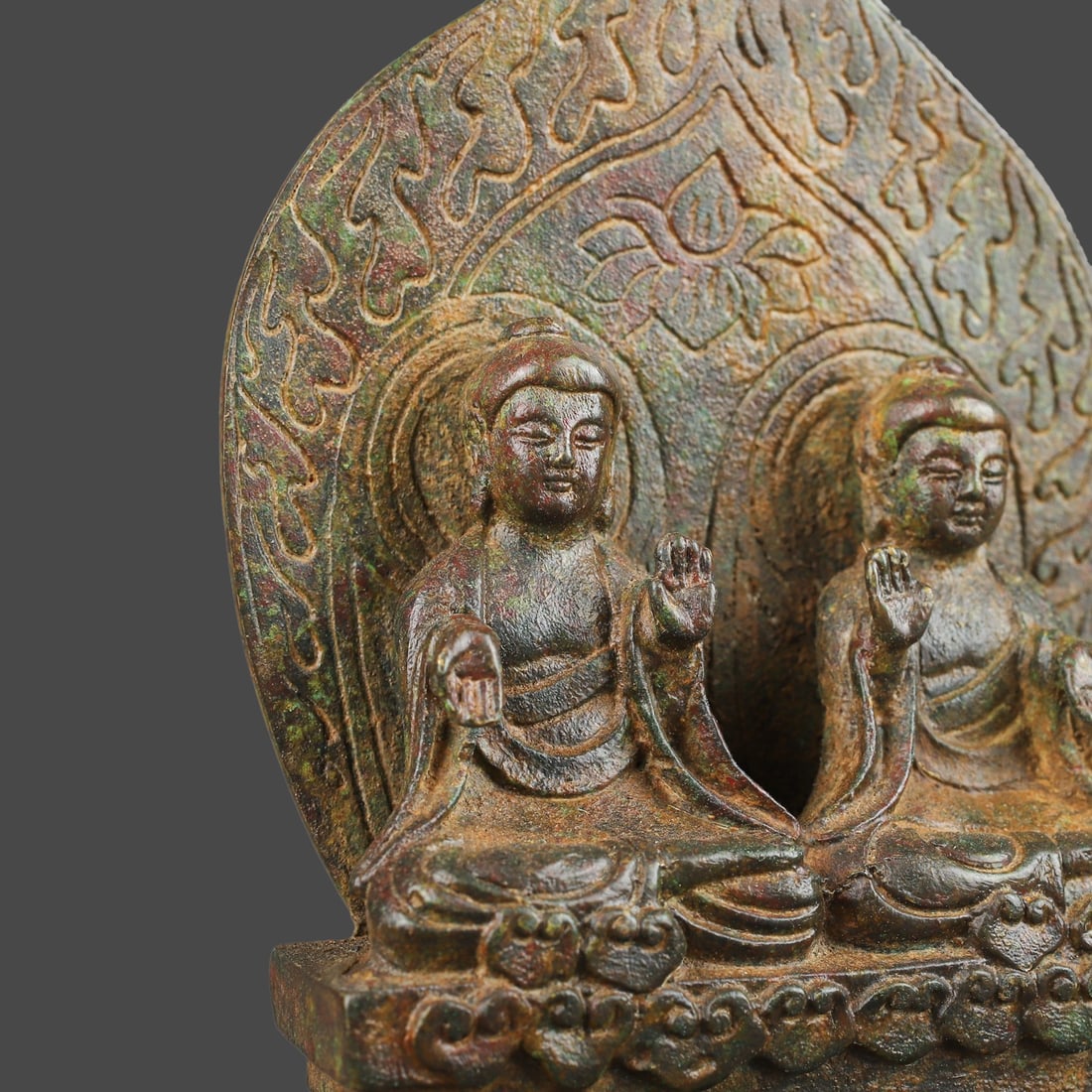 A Exquisite Bronze Buddha statue - 4
