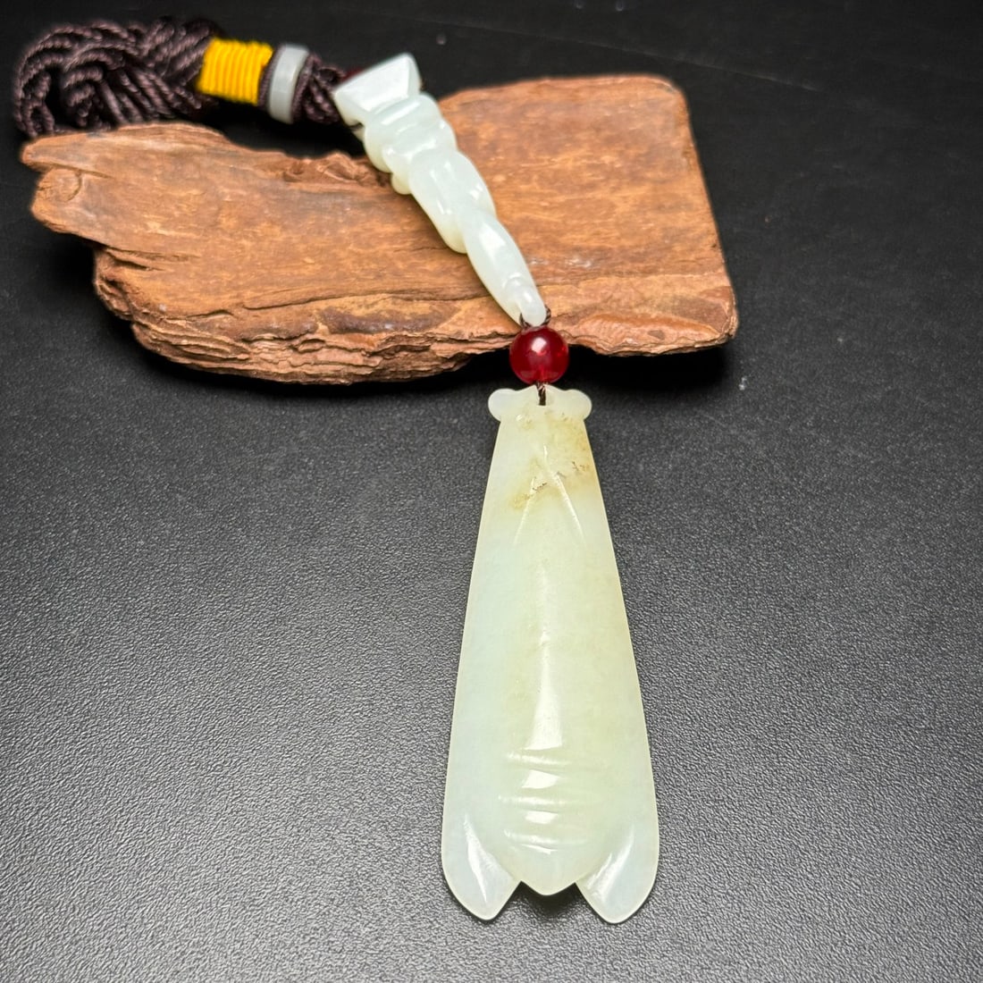A Exquisite Hotan Jade Accessory - 7