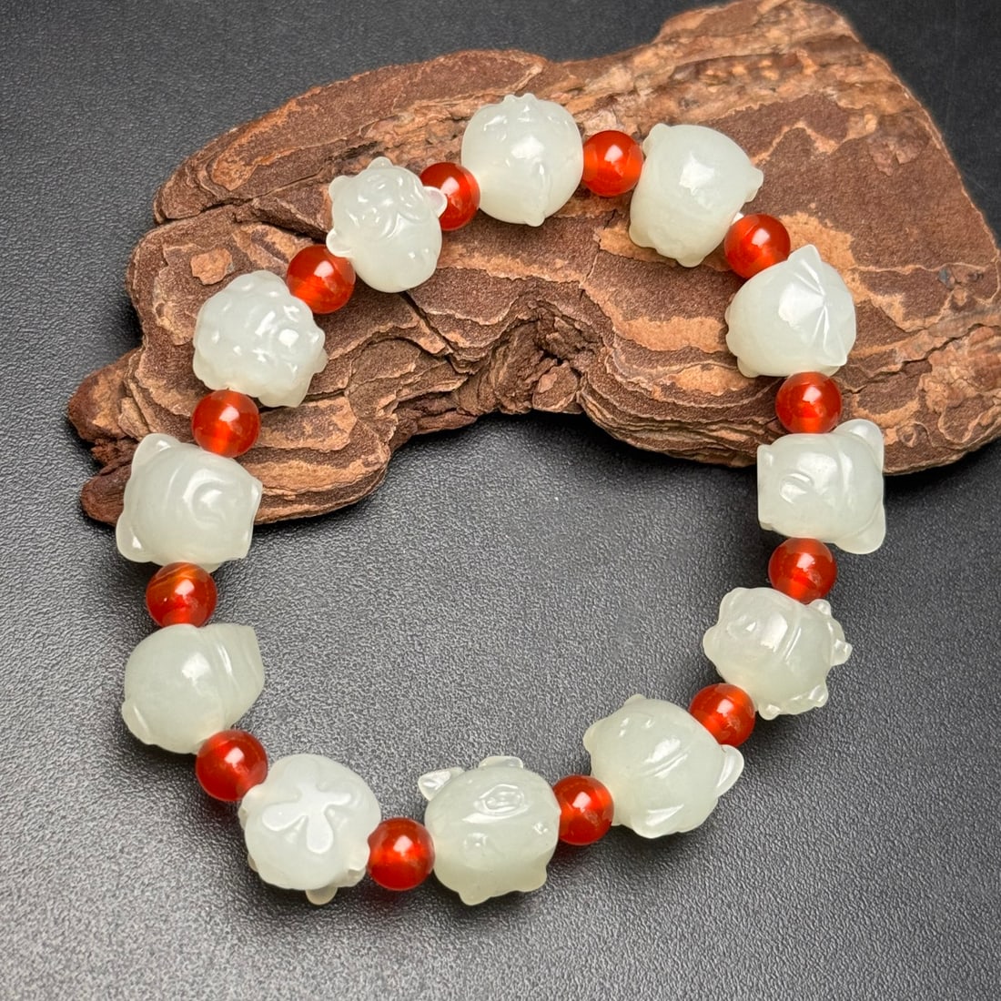 A Exquisite Hotan Jade Chinese Zodiac Bracelets - 2