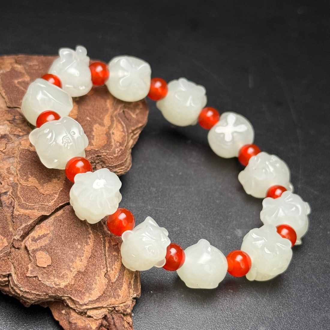 A Exquisite Hotan Jade Chinese Zodiac Bracelets - 4
