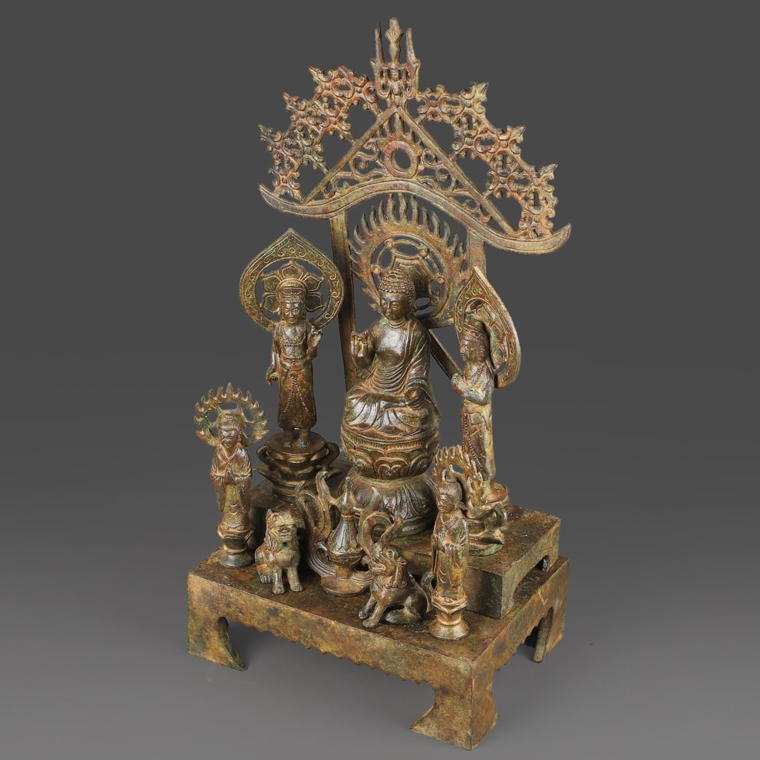 A Exquisite Bronze Buddha statue - 5