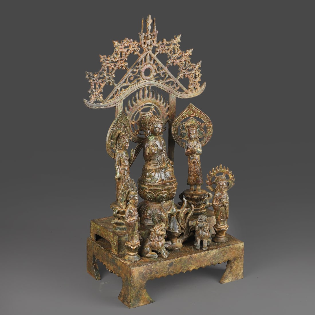 A Exquisite Bronze Buddha statue - 6
