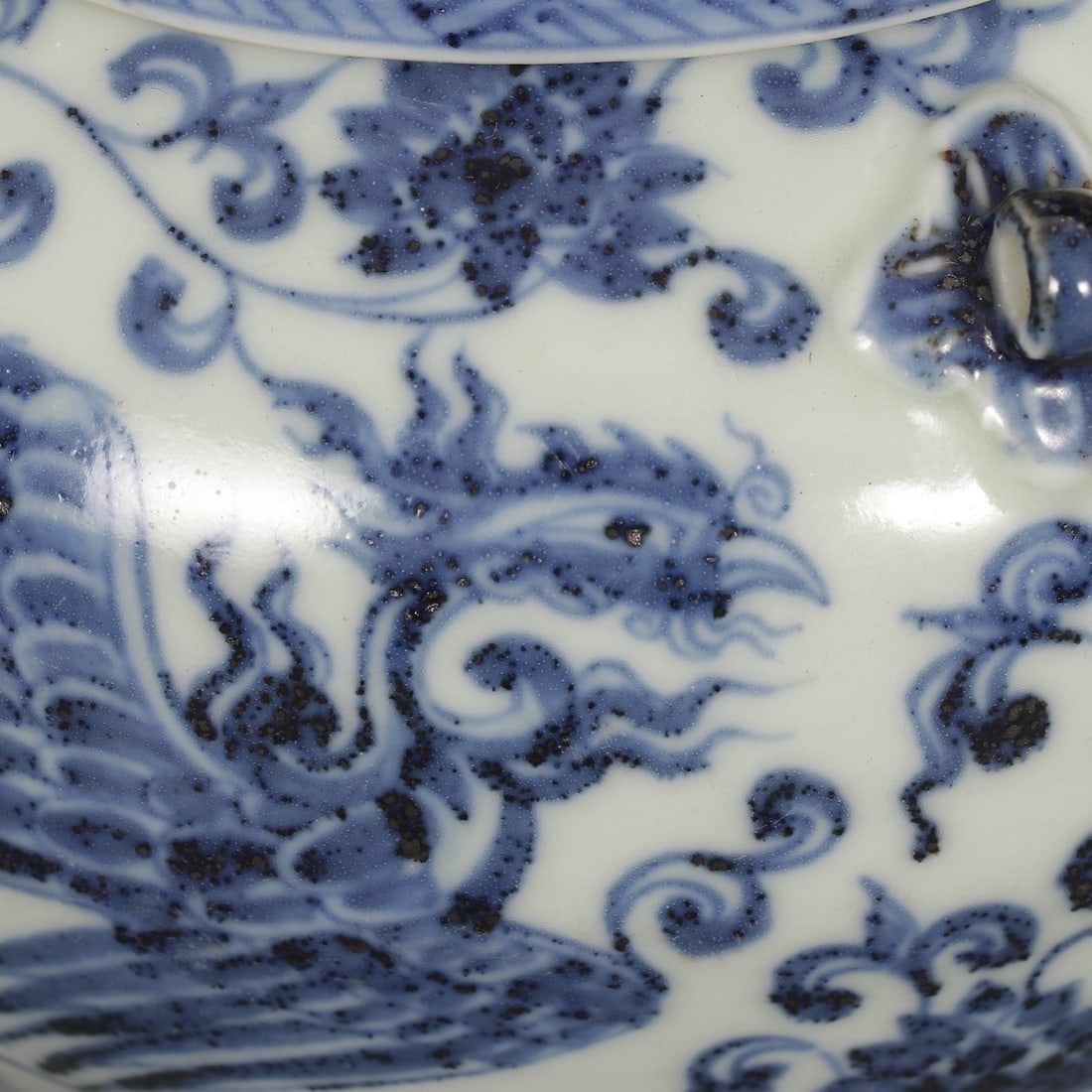 A Exquisite Blue and White Lotus Phoenix Pattern Jar - 3