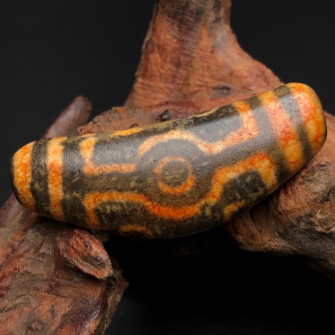 A Exquisite Seven-eye Dzi bead - 3