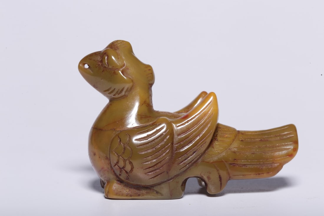 A Exquisite Agate Bird Handheld Carving - 4