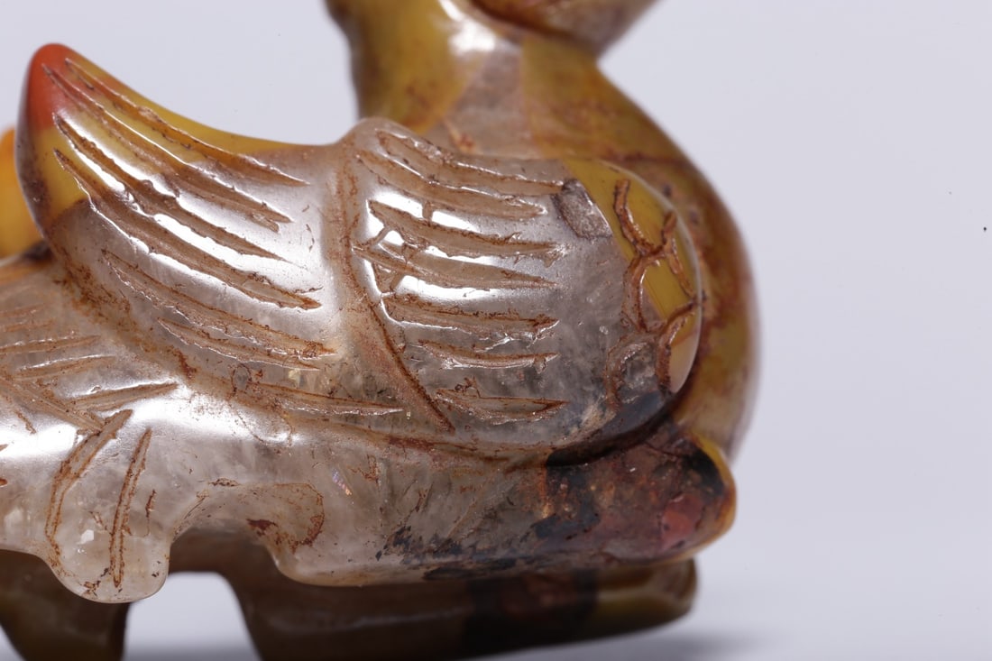 A Exquisite Agate Bird Handheld Carving - 7