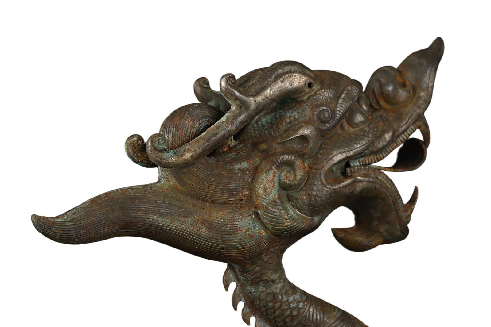 A Exquisite Black Silver Dragon Pattern Ornament - 5